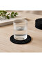 Premium Imported Thick Felt Coasters Black Set of 6 - 2