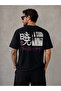 Unisex Black Oversize T-Shirt Itachi