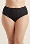 Women's 10-Pack Cotton High-Waist Plus Size Panties - Lace Front Gathering Underwear Set - Sleep Band Gift - 3