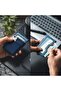 حامل بطاقات مع جيوب EDC ونافذة لبطاقة الهوية، محفظة بطاقات منبثقة مانعة لـ RFID، محفظة بطاقات معدنية نحيفة W - 2
