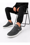 Men's Smoked Lace-Up Flat Sole Orthopedic Walking Shoes Sneakers - 2