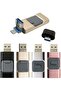 محرك أقراص فلاش USB بسعة 64 جيجابايت، USB 3.0، ذاكرة تخزين محمولة، تصميم تخزين ثنائي الواجهة لنظام iOS