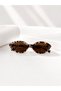 Lotus Women's Bumble Sunglasses, Uv Protection, Retro Vintage Design, Stylish Premium Glasses with Gold Detail - 5
