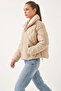 Women's Oversize Beige Coat - 3