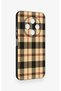 Tecno Spark 30C Compatible Cream Plaid Pattern Silicone Case - 3