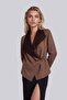Suede Jacket with Side Accessory Detail