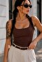 Women's Zero Sleeve Square Neck Body - 2