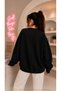 Women's Heart Pink Ribbon Printed Round Neck Long Sleeve Sweatshirt - 2
