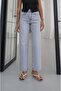 Ice Blue Daily High Waist Fit Mom Jean - 3