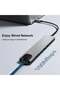 8-in-1 USB-C Hub 4K HDMI, USB 3.0, 1000Mbps RJ45 Ethernet, SD/TF Card Reader, USB-C PD Charging, Aluminum Alloy Adapter - 4
