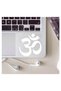 Lotus |   Hamsa |   Om |   Mandala |   Decorative Wall Mirror Glass Decor Lettering Sticker Set of 4 - 3
