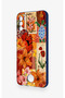 Reeder S19 Max Pro S Compatible Orange Lily Patterned Silicone Case - 4