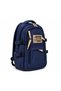 Unisex Thick Chain Waterproof School & Sports Bag with Back Pocket Detail - 2