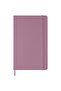 Textured Hard Cover Lined Notebook L Size 13X21 cm Pale Pink