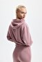 Akışkan kapüşonlu sweatshirt - 4