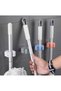 # Hanger Wall Hanger Bathroom Organizer Broom Hanger Practical Mop Stylish Adhesive Mop Holder Set of 4 - 2