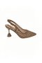 25Y125 Gold Women's Heeled Shoes - 4