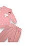 Baby Girl Bow Detailed Seasonal 2-Piece 100% Cotton 6-9-12-18-24 Months Stylish Top and Bottom Set - 5