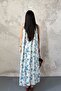 Blue floral patterned dress - 5