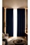 Navy Blue Single Panel Blackout Background Curtain Light-Proof Blackout and Anti-Sun Curtain