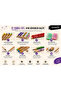 Karmaofis Back to School Pencil Set Set-9 |   12 Pieces |   8 Hb/2B Pencils |   2 Red Pens |   2 Eraser Set - 2