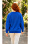 Women's Retro Butterfly Floral Pattern Printed Round Crew Neck Long Sleeve Sweatshirt - 2