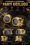 Steampunk Cyberpunk Party Glasses Gold Halloween Costume Festival Retro Futuristic Eyewear Accessory - 2