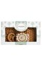 Hand-knitted loofah soap dish + soap
