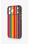 iPhone 17 Pro Max Compatible Colorful Patterned Silicone Case - 4