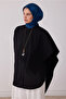 Navy Blue Ethnic Pattern 100% Twill Silk Scarf 4404-80