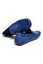 Blue Floter Blue Color Laceless Genuine Leather Men's Shoes - 2