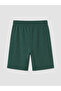 Green Regular Fit Men's Pajama Bottom Shorts - 4