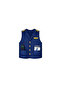Kids Pilot Costume Vest and Hat 2 Piece Thick Paper Occupation Costume School Activity - 2