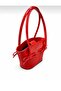 Women's Red Bow Detailed Leather Hand and Shoulder Bag - 4