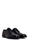 Men's Black Lace-Up Leather Classic Shoes Wm750021Da - 2