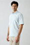 Short Sleeve Boxy Fit 3 Button Pockets Cotton Embroidered Striped Shirt - 2