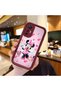 Xiaomi Mi 12 Lite Compatible Case Camera Protector Minnie Pattern Burgundy Lover Couple Silicone Phone Case