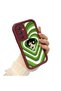 Samsung Galaxy A54 Compatible Case Camera Protective Cartoon Pattern Maroon Lover Couple Silicone Phone Case - 3