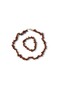 Star Stone Real Natural Stone Women's Necklace and Bracelet Set Brown - 5