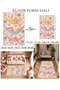 Aura Hammock Enjoyment Themed Patterned Modern Woven Base Decorative Carpet Aura4041 - 2