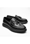 Men's Matte Leather Laceless Tasseled Classic Shoes Suitable for Poly Sole Suits and Suit Bottoms - 6