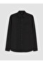 Özmarka New Season Black Regular Fit Men's Shirt - 5