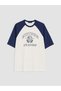 White Crew Neck Nyc Printed Men's T-Shirt - 4