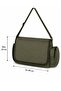 Billie Eilish Singer Printed Unisex School, Sports, Office Multi-Purpose Messenger Bag - 3
