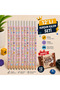 12-Piece 2B Pencil Set Kawaii Themed Children's School Stationery Pencil + Chocolate Scented Eraser Gift - 3