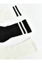 Esvab • Modern & Seçkin Striped Women's Socks 5-Pack - 2