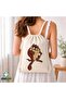 Tasmanian Devil Drawstring Linen Bag C330
