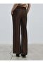 Bronze Striped Brown Trousers - 3