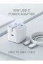 محول طاقة USB-C بقدرة 35 واط مع كابل USB-C إلى USB-C - شاحن حائط سريع الشحن، DK1122 - 2