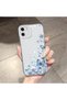 iPhone 12 Compatible Camera Protected Anti-Shock Aesthetic Print Patterned Transparent Silicone Case - 2